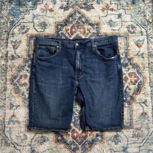 Levi’s 412 Dark Wash Denim Shorts Size 40